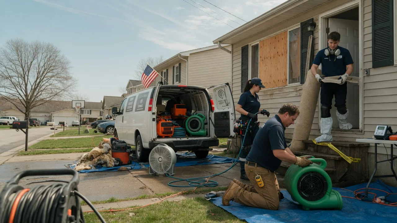 Water Damage Restoration in Delphi, IN near me